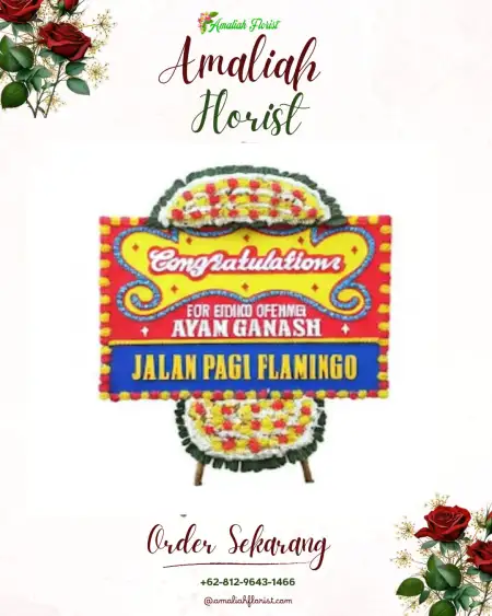 Sewa Papan Bunga Tirta Laga